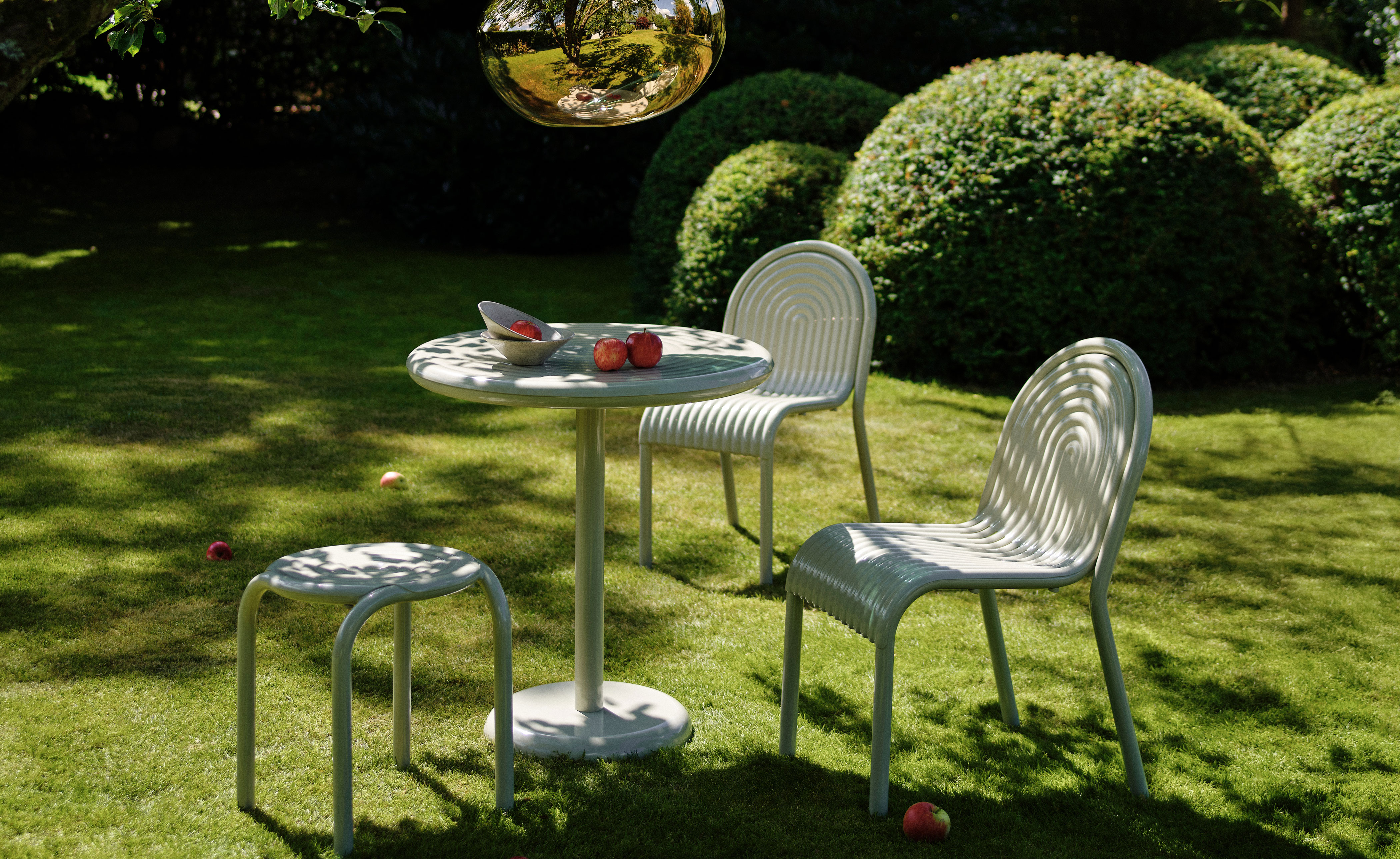 Groove Outdoor Stool Set of 2