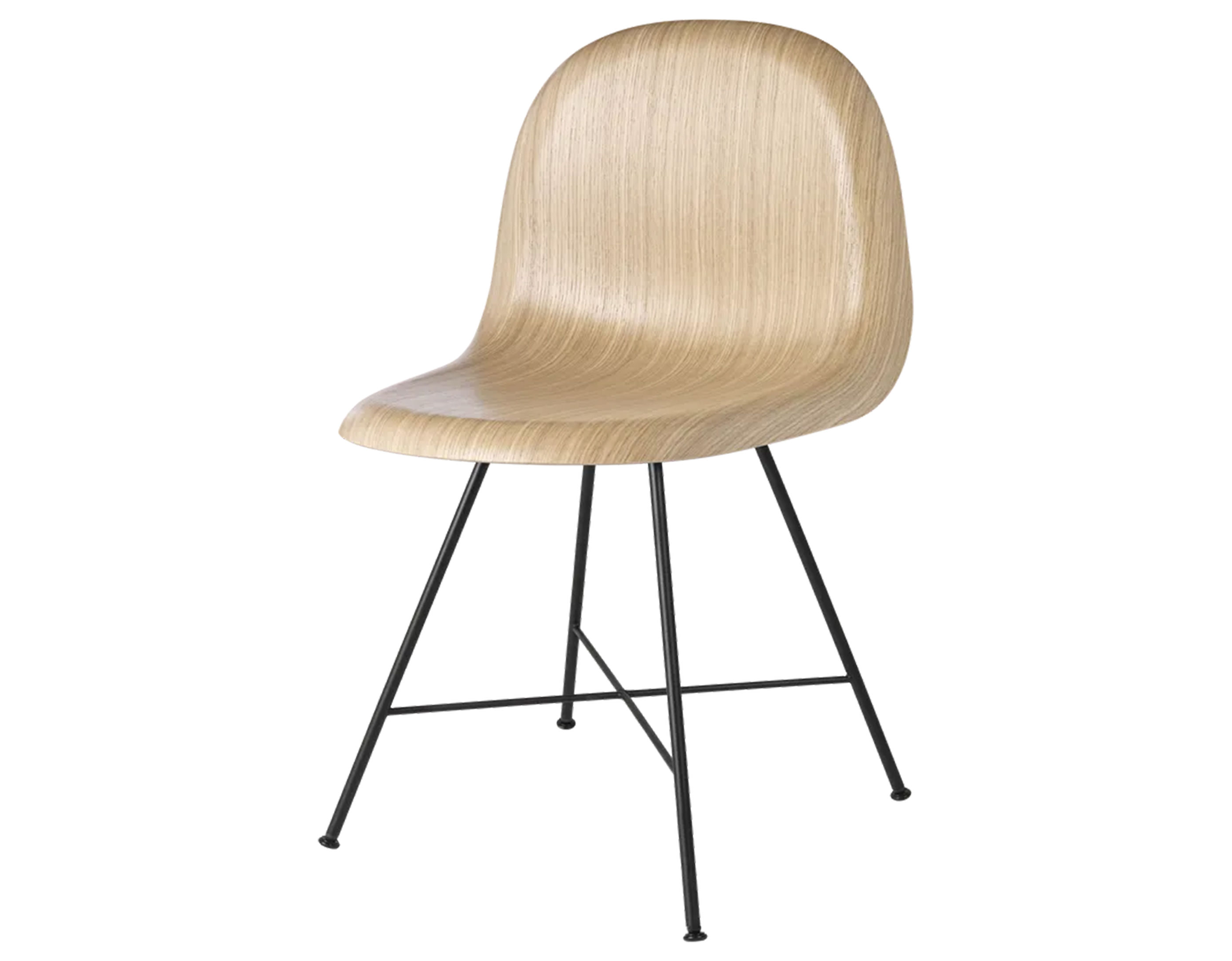 gubi 3d unupholstered dining chair