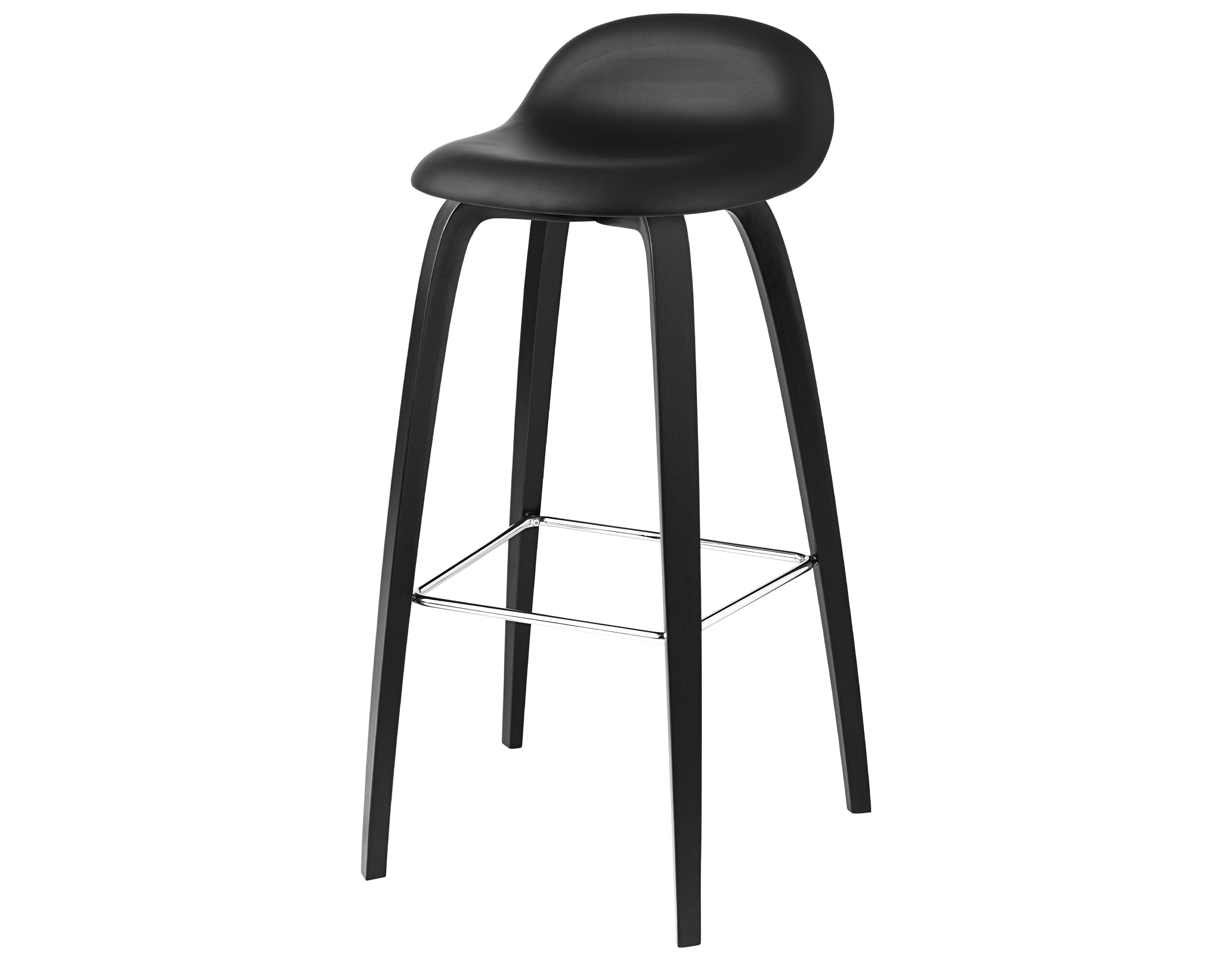 gubi 3d wood base hirek stool