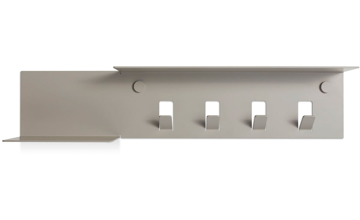 hall pass wall shelf with hooks