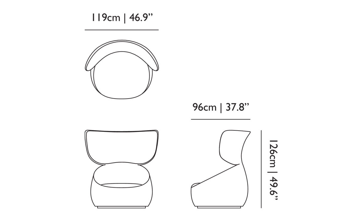 hana armchair wingback
