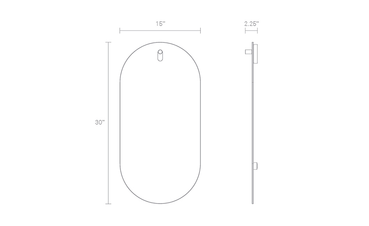hang 1 capsule mirror