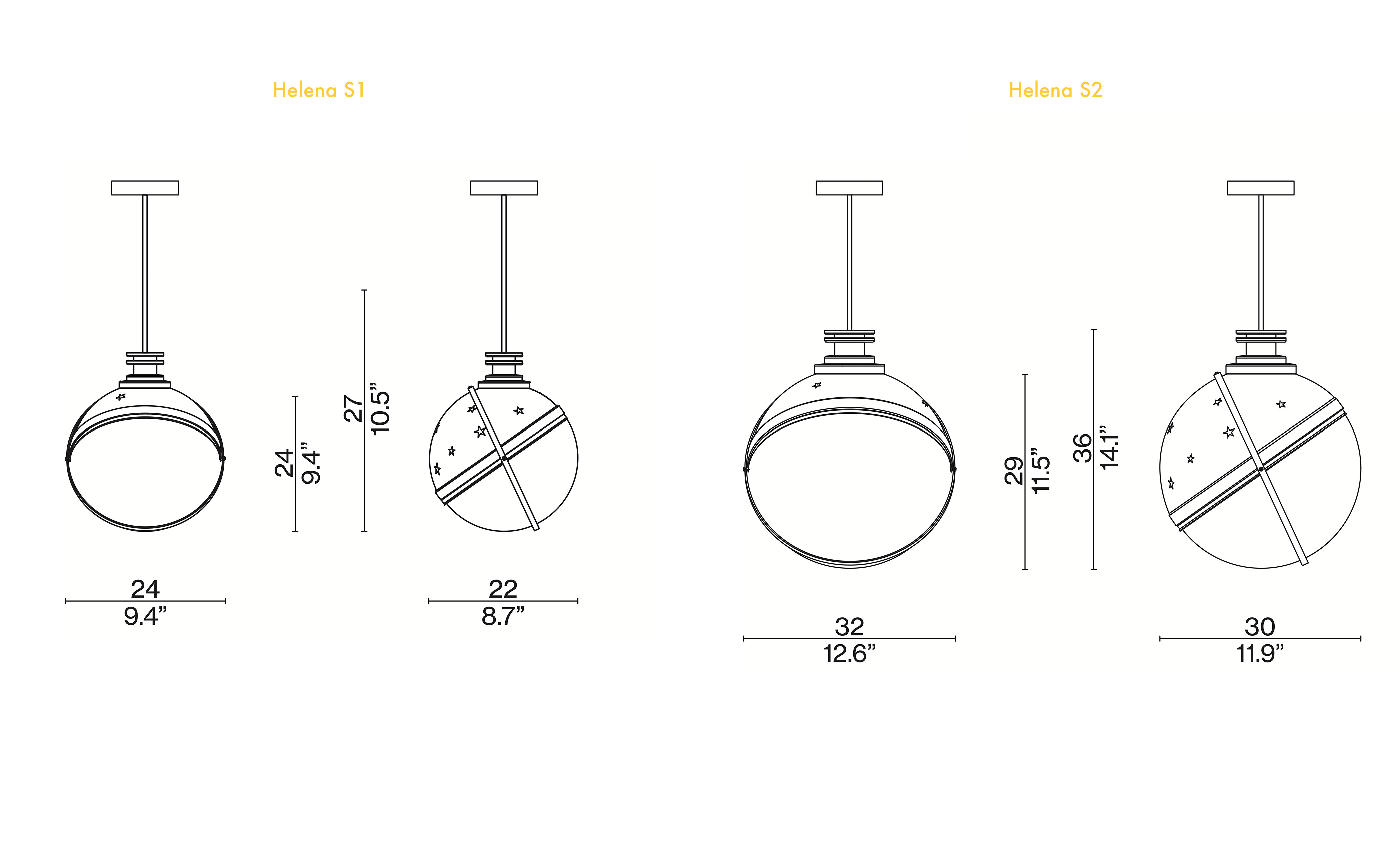 Eames Helena Pendant