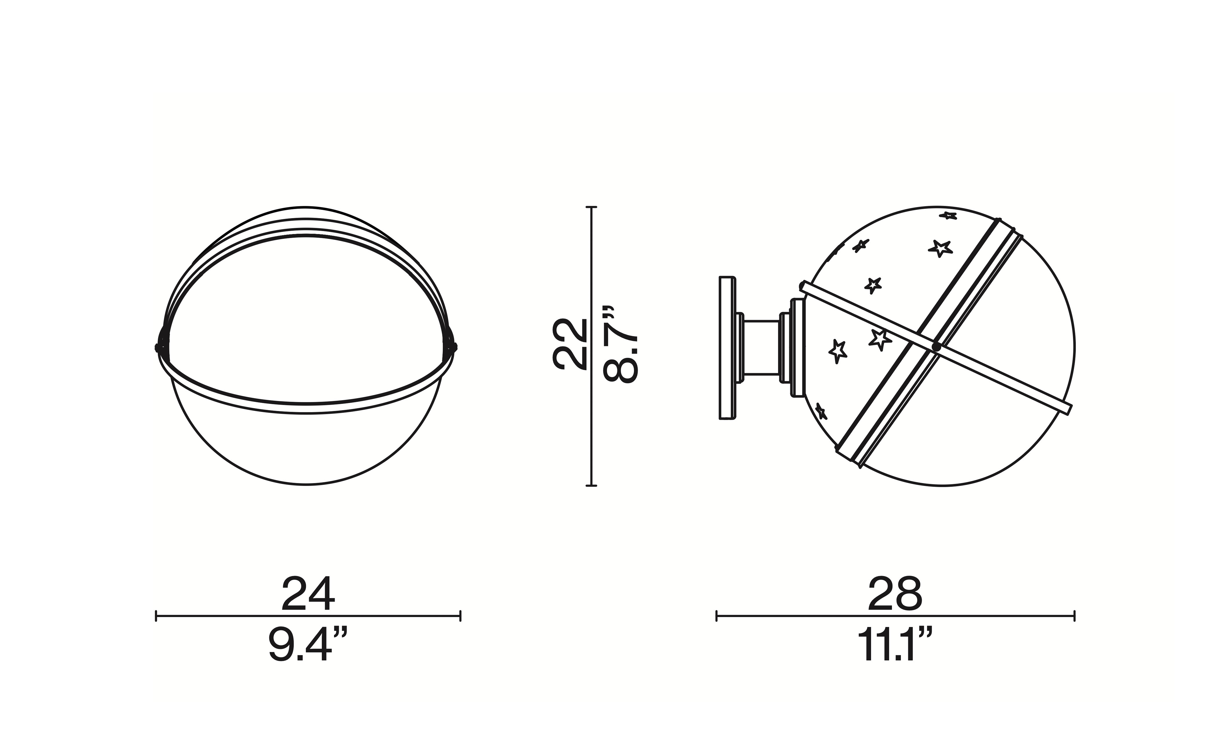 Eames Helena Wall Lamp
