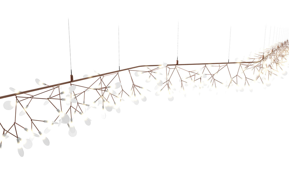 heracleum endless suspension lamp