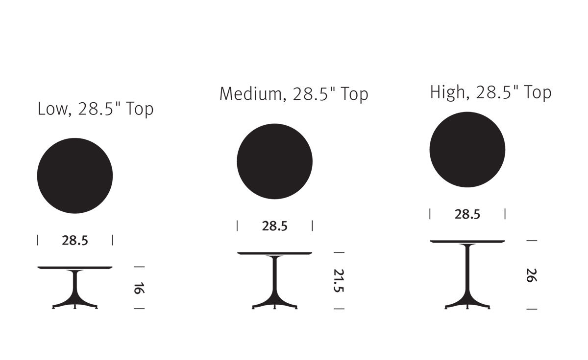 nelson pedestal table