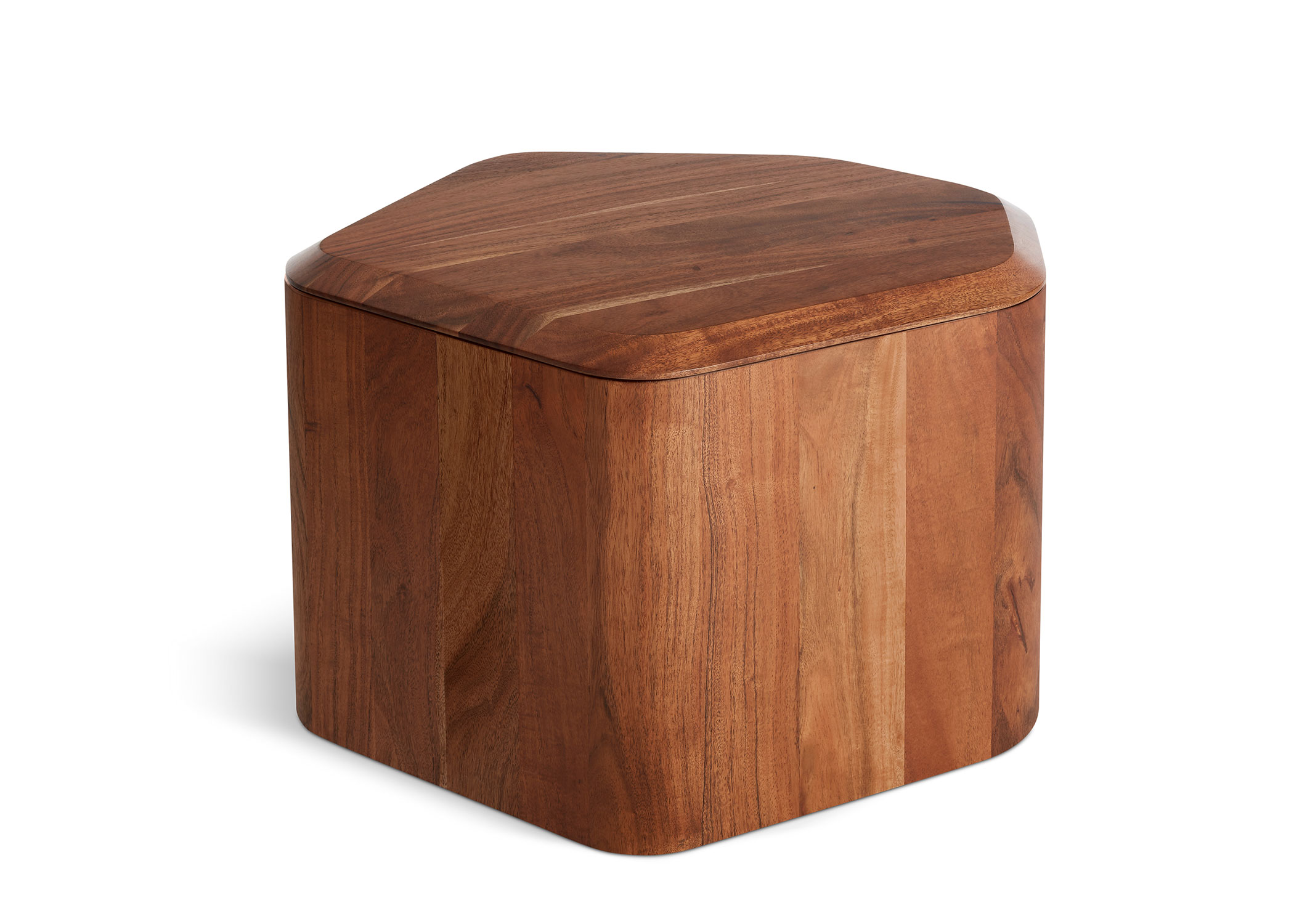 hoard side table with storage