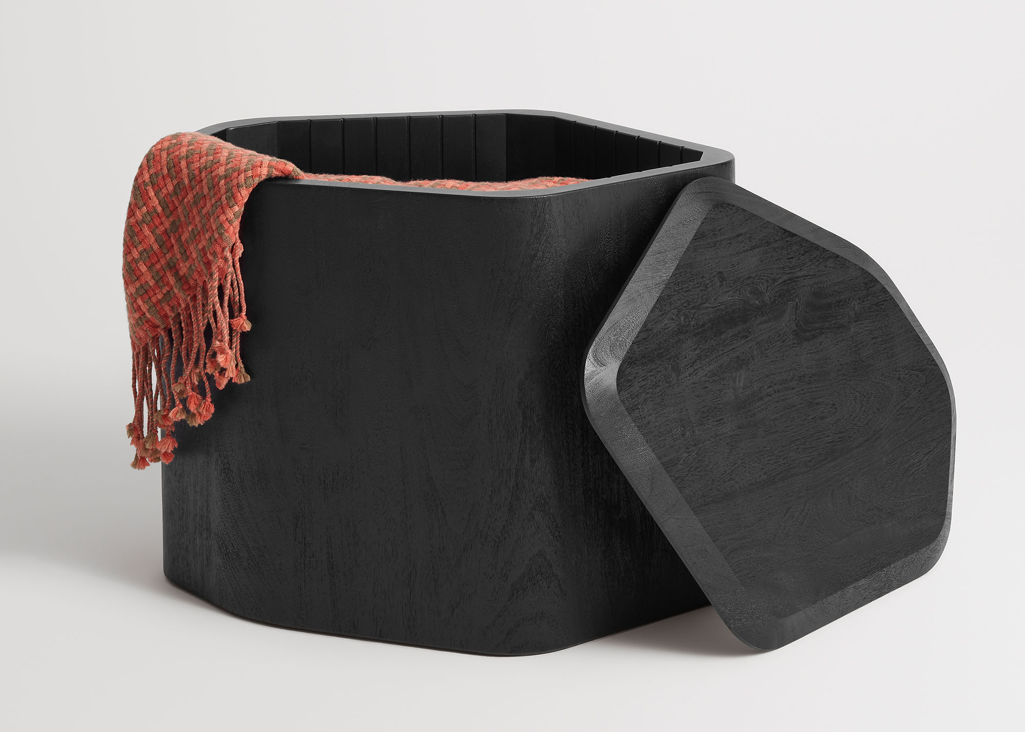 hoard side table with storage