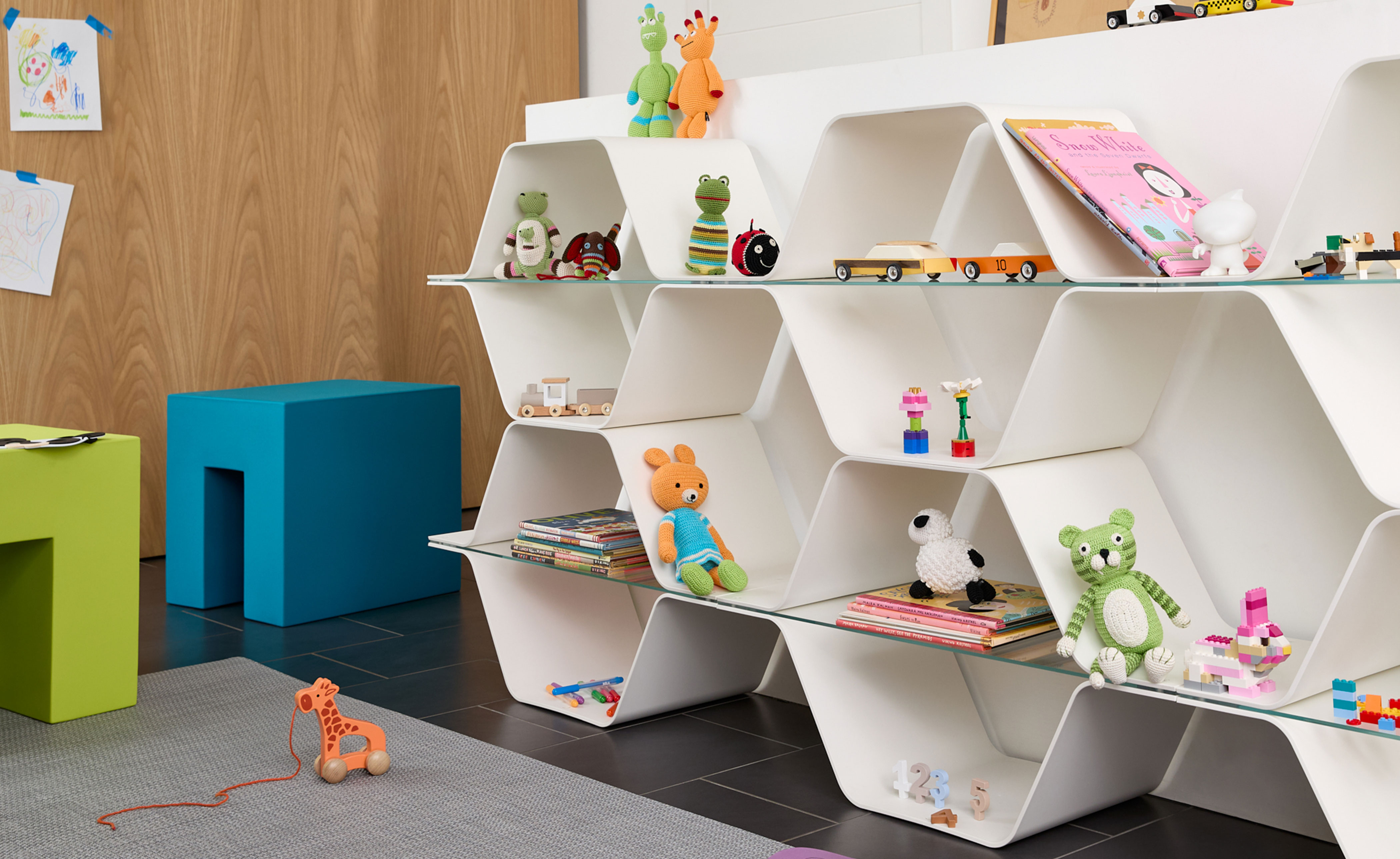 Honeycomb Modular Shelving