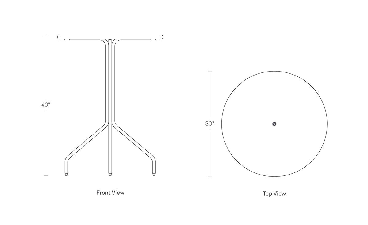 hot mesh bar table