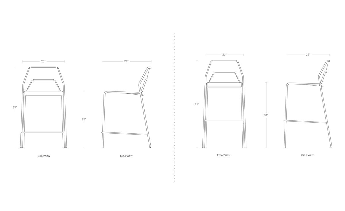 hot mesh stool