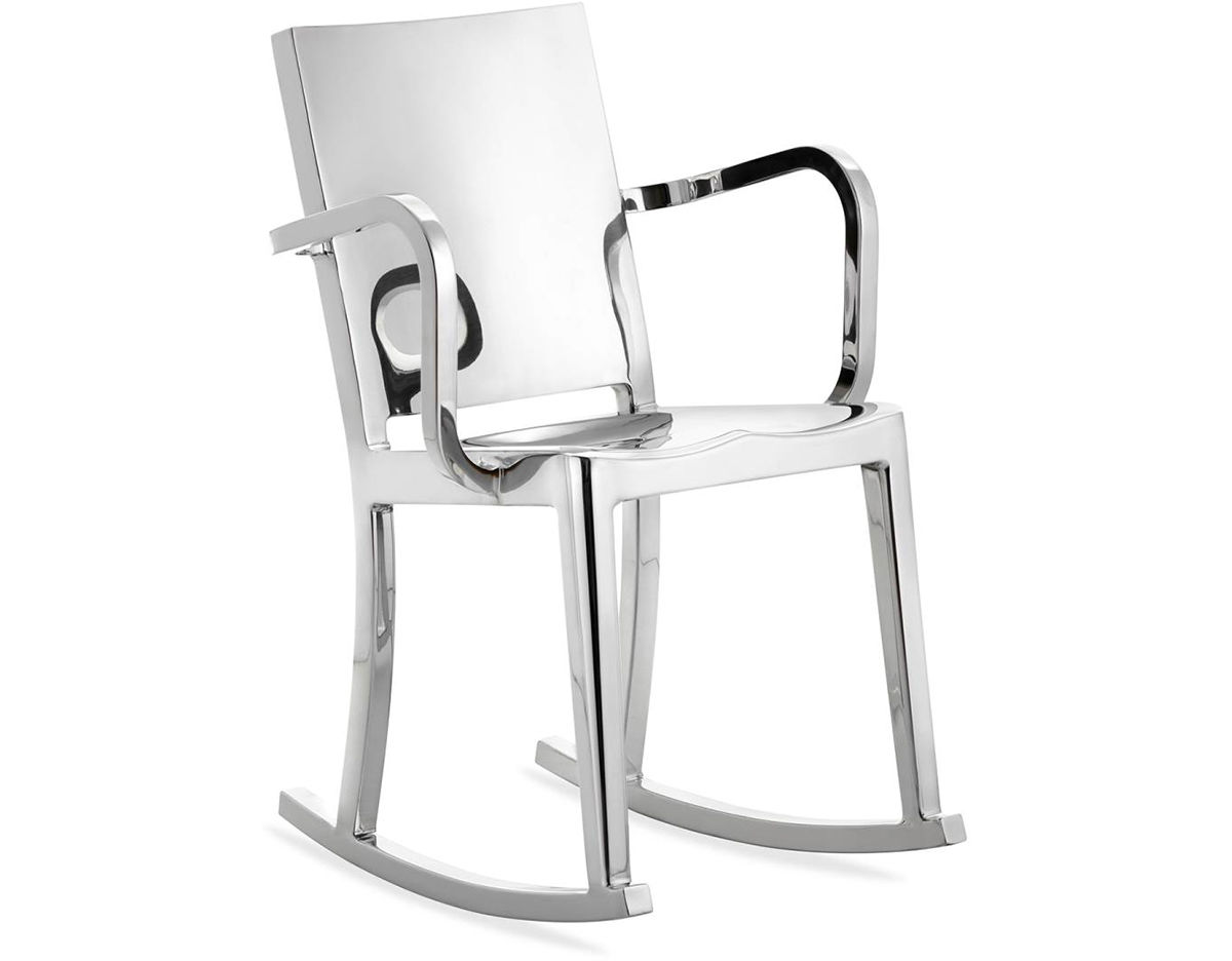 emeco hudson rocking armchair