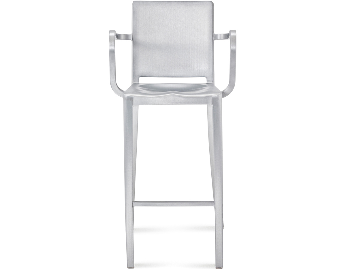 emeco hudson stool with arms