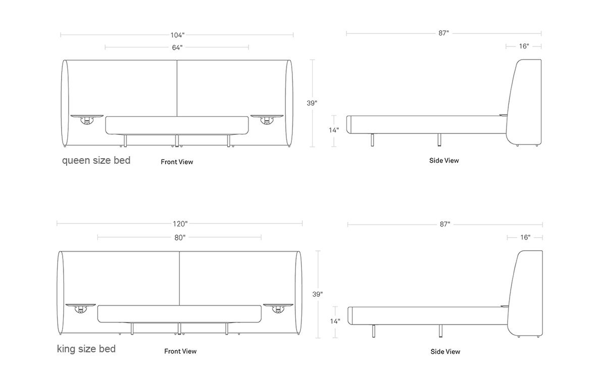 hunker bed