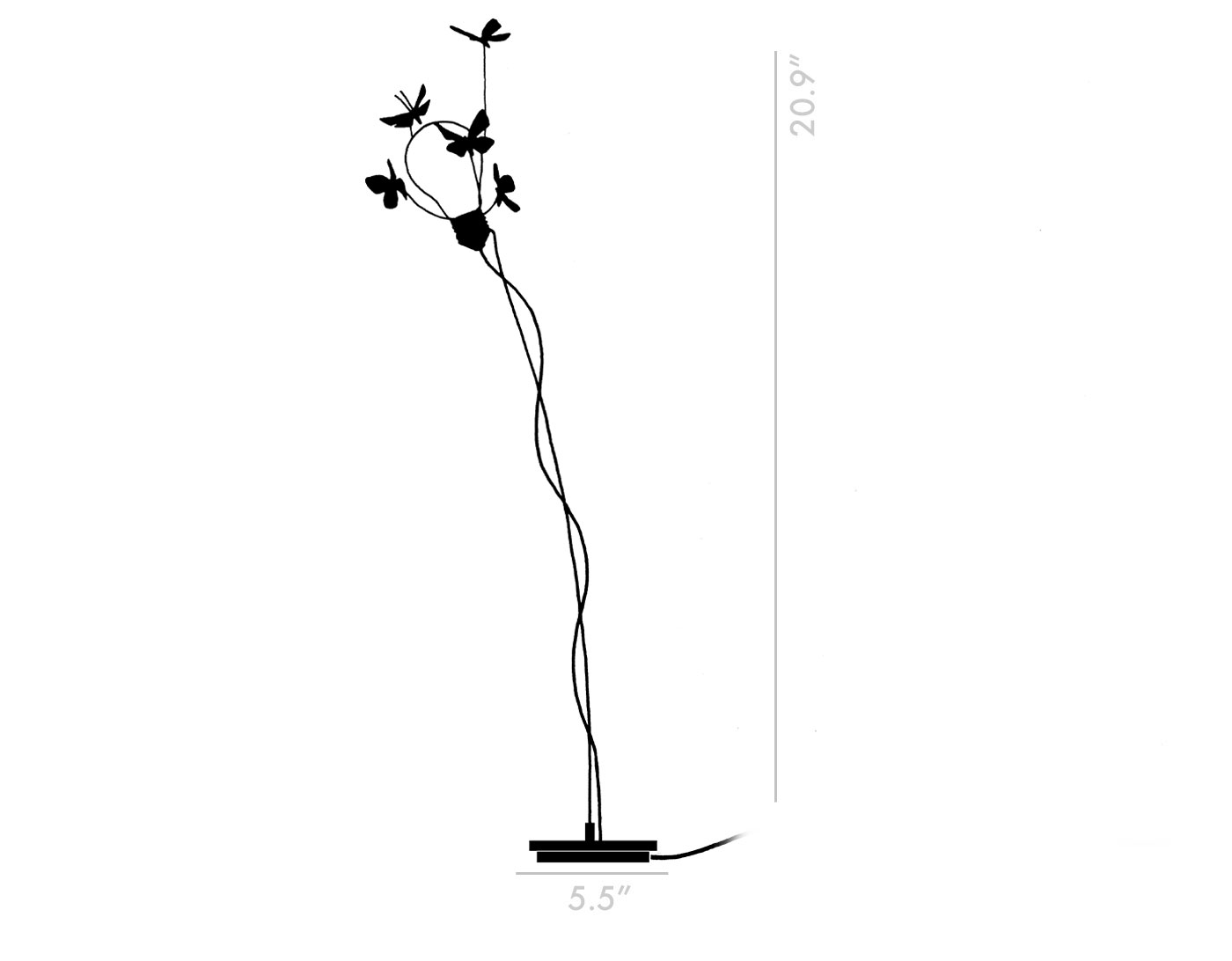 I Ricchi Poveri - Five Butterflies Table Lamp, Limited Edition