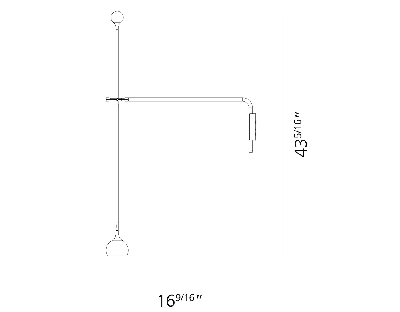 IXA Arm Wall Lamp