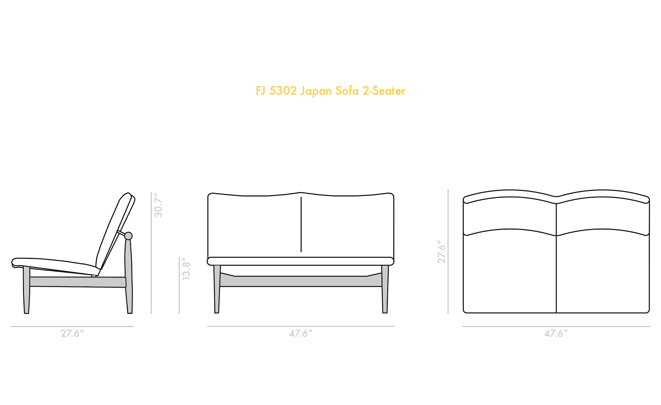 Japan Sofa 2 Seater