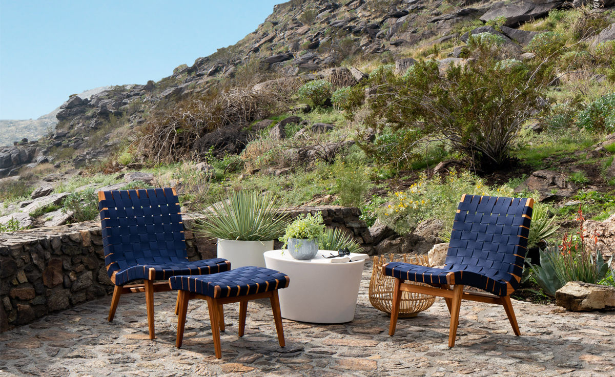 jens risom outdoor lounge chair