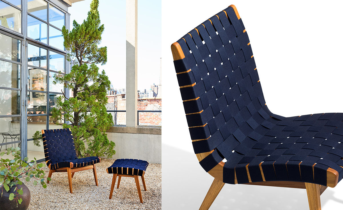 jens risom outdoor lounge chair