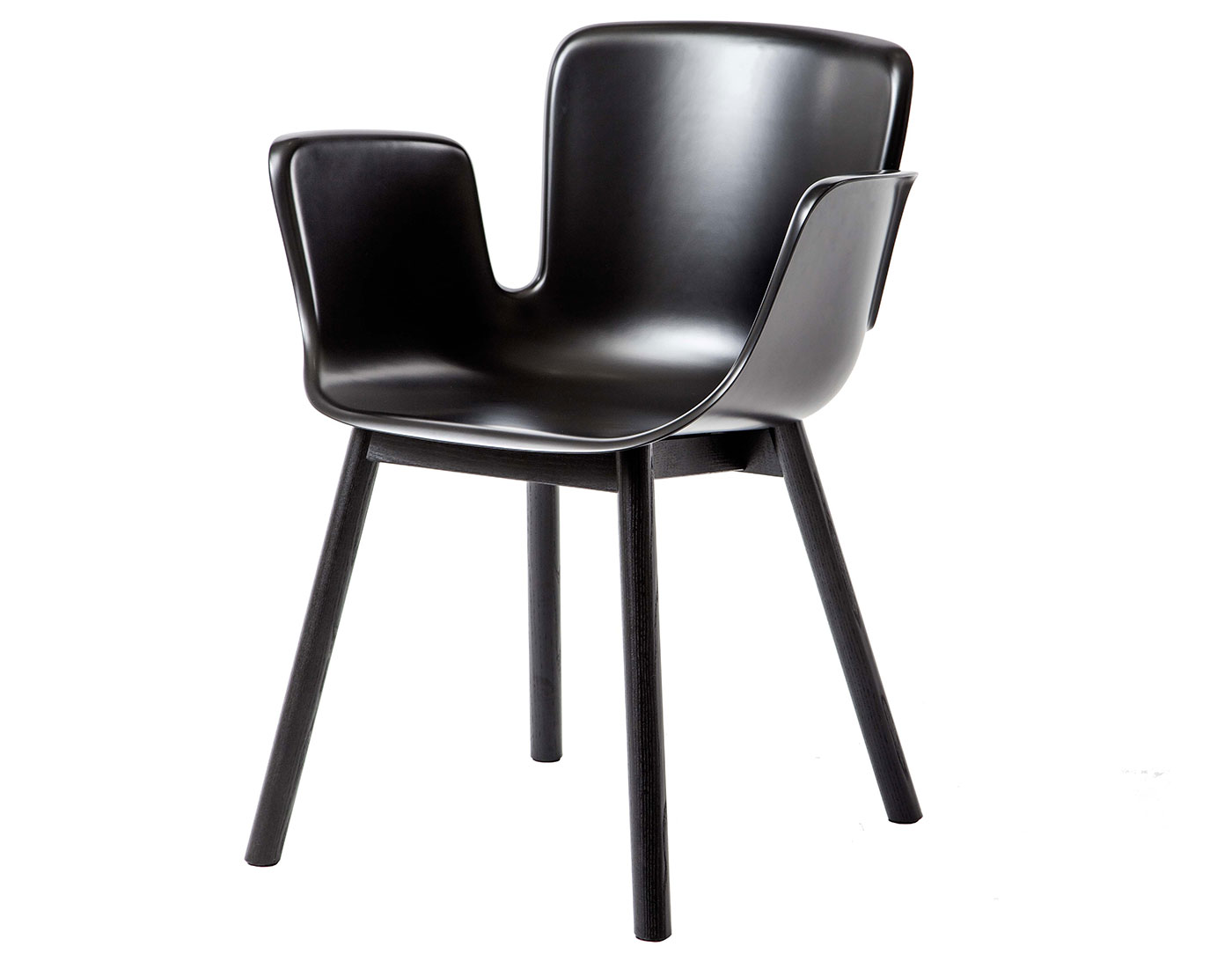 juli plastic chair with 4 leg base