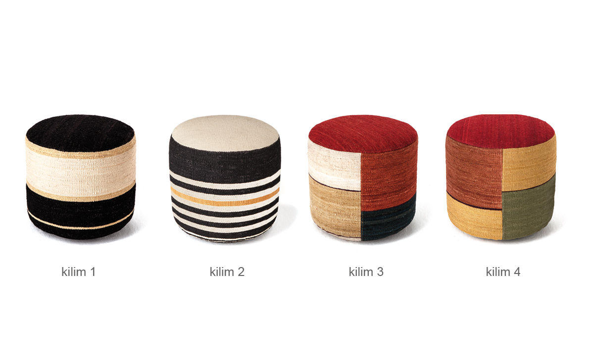 kilim pouf