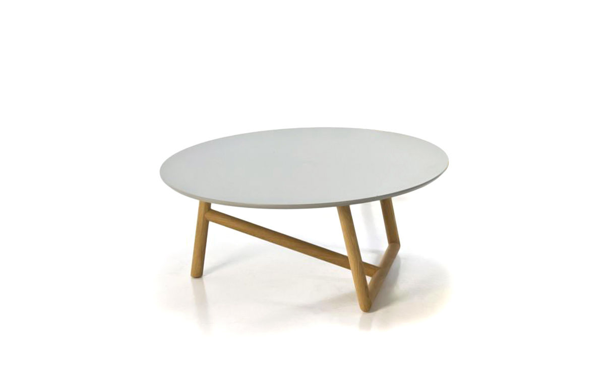 klara table with mdf top & beech base