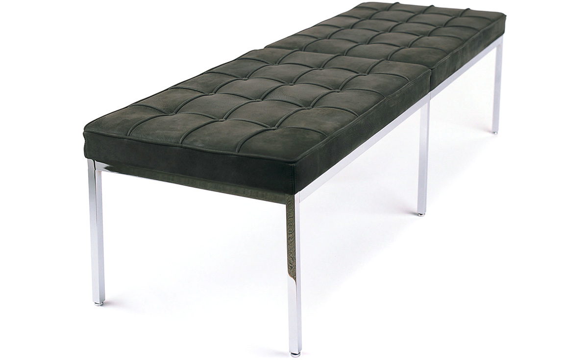 knoll three seat bench