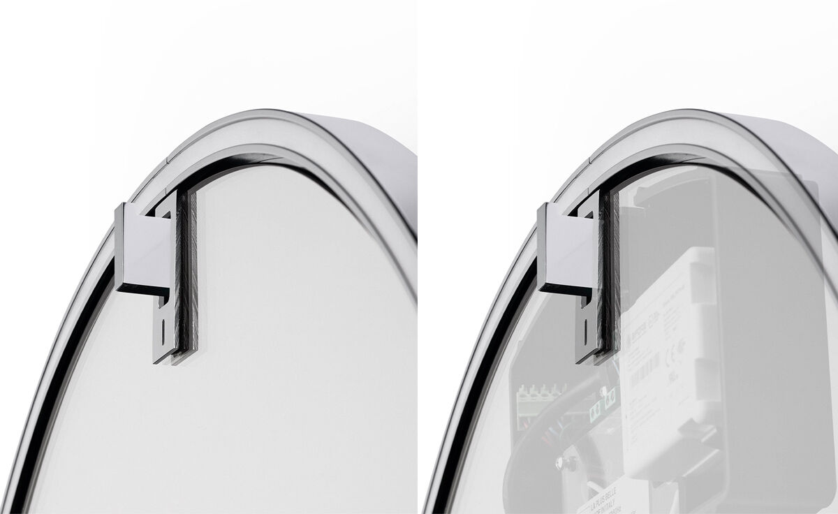 la plus belle wall mounted mirror with integrated led lights