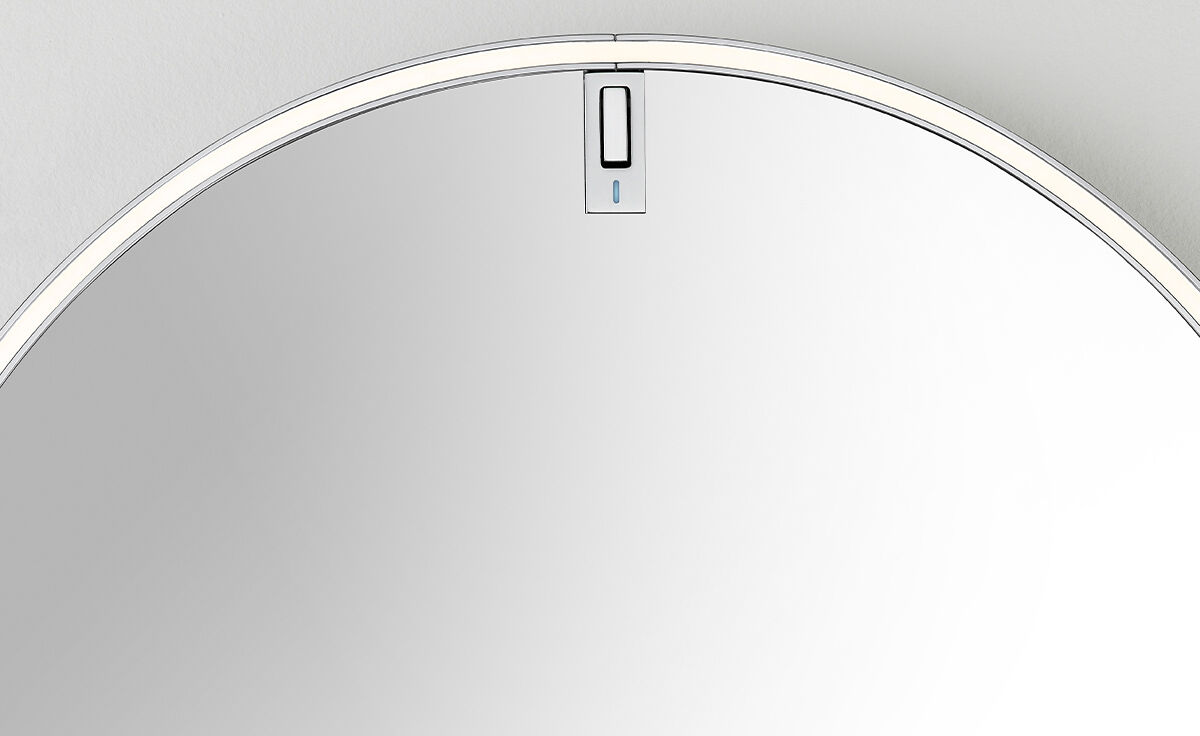 la plus belle wall mounted mirror with integrated led lights