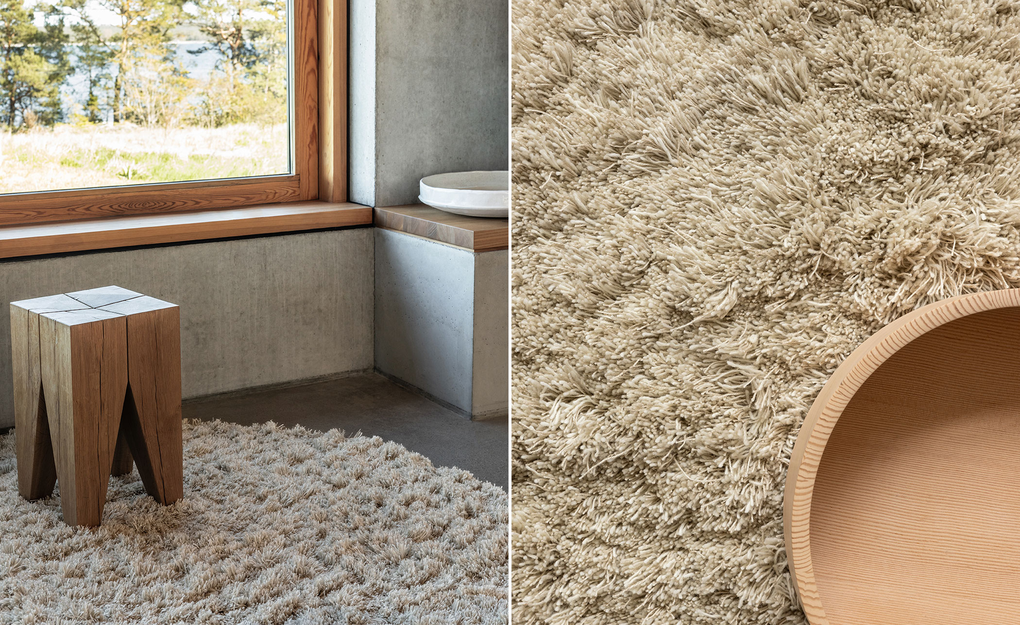 Landskab Ålegræs Tufted Rug