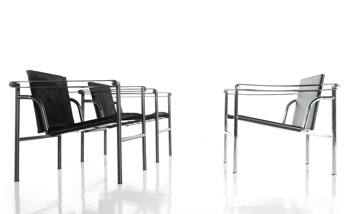 le corbusier lc1 sling chair