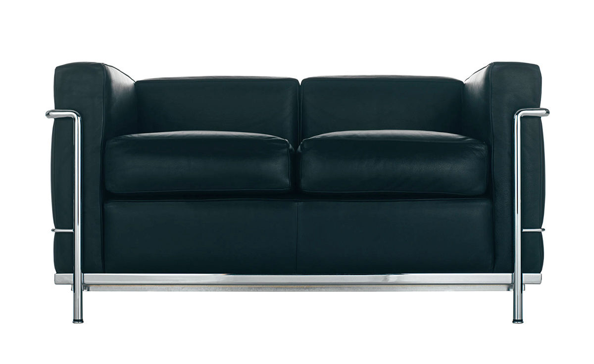 le corbusier lc2 two seat sofa