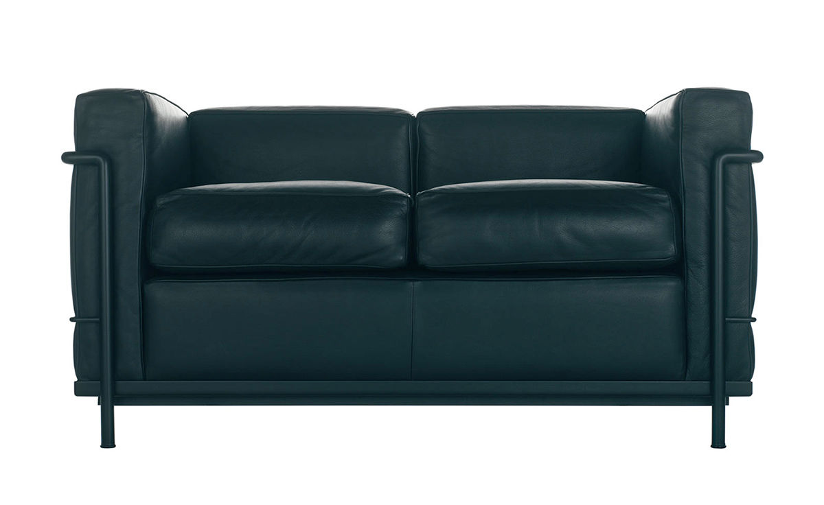 le corbusier lc2 two seat sofa