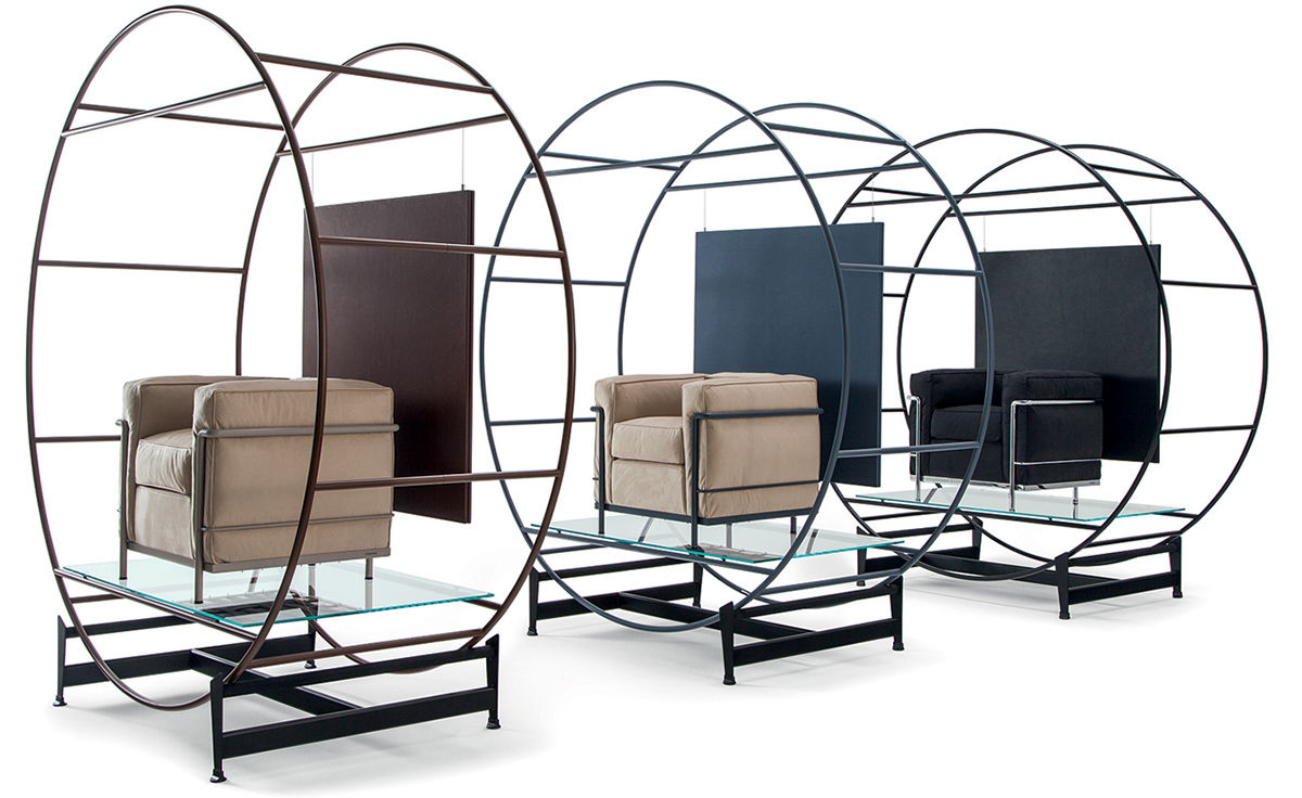 le corbusier lc2 armchair with down cushions