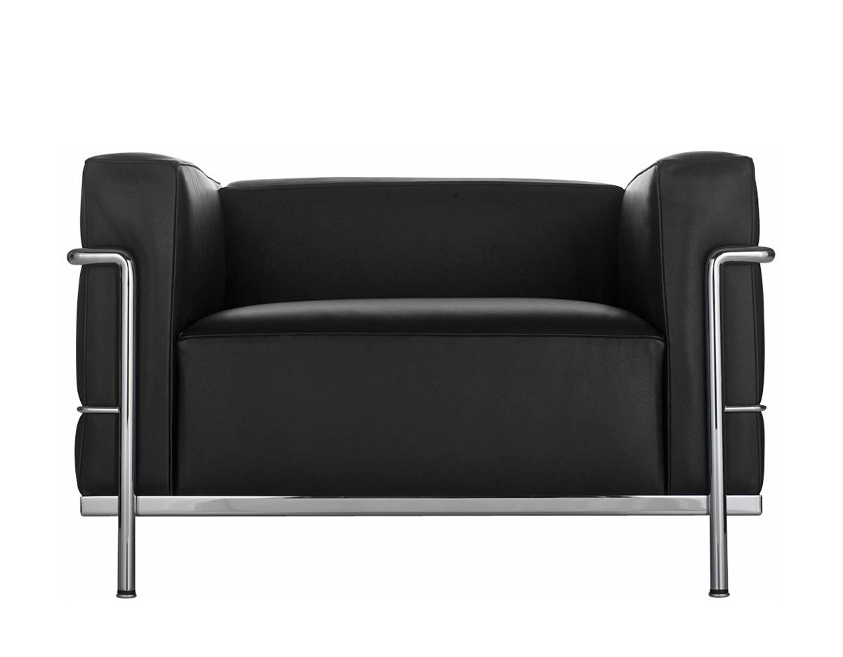 le corbusier lc3 armchair with down cushions
