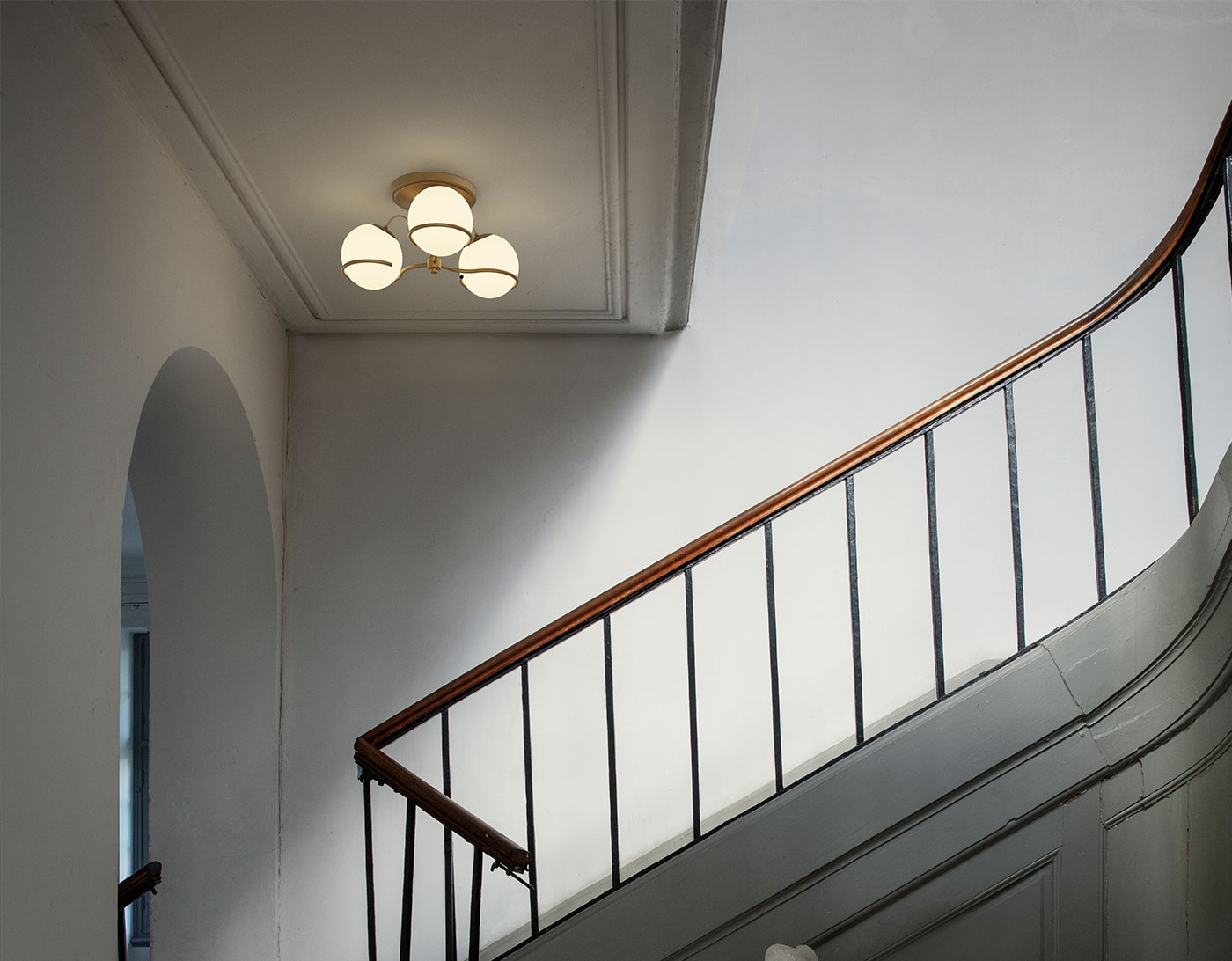 Le Sfere 3 Globe Ceiling Lamp