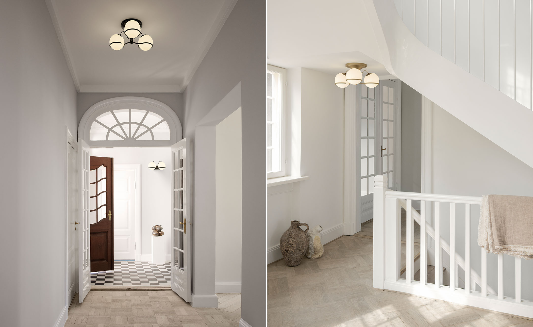 Le Sfere 3 Globe Ceiling Lamp