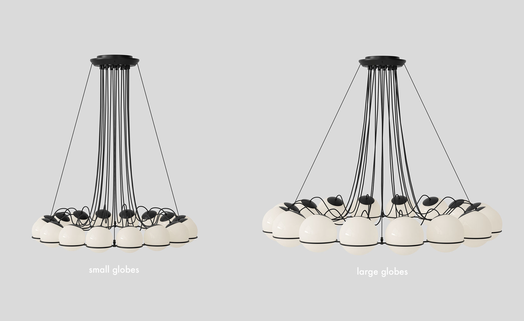 Le Sfere 16 Globe Chandelier