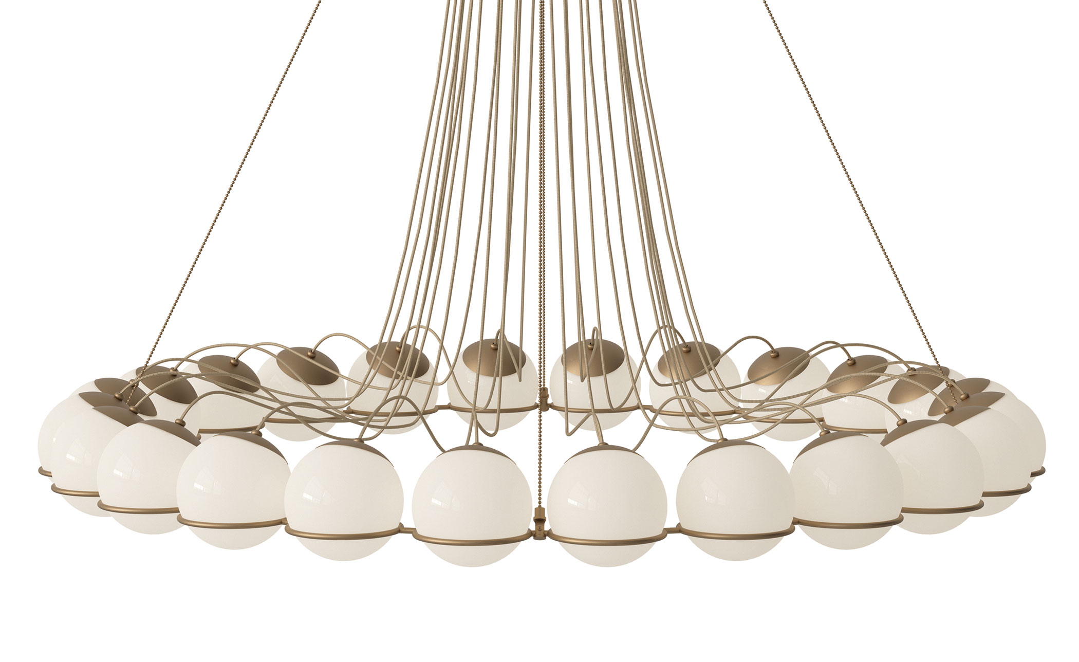 Le Sfere 24 Globe Chandelier
