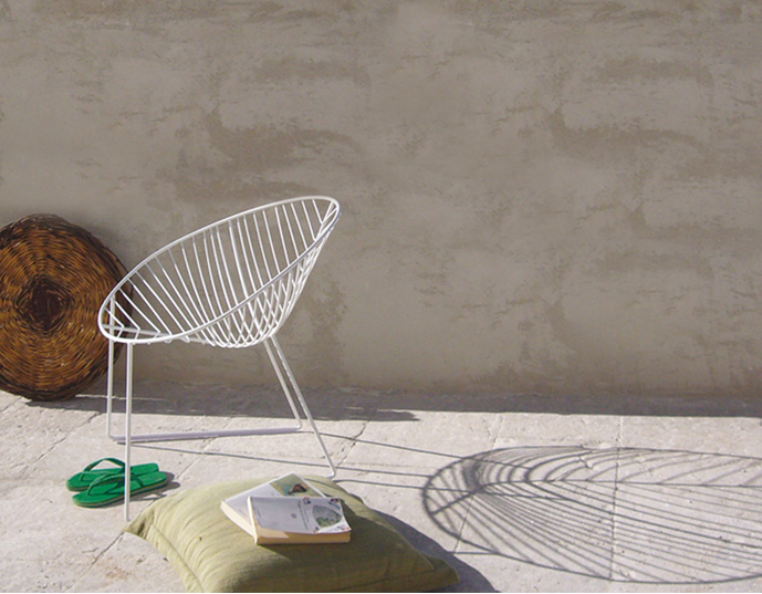 leaf lounge chair with sled base