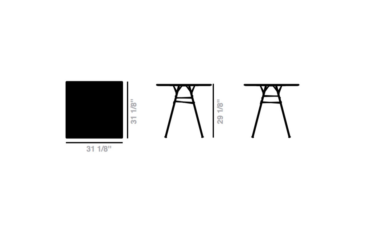 leaf square table