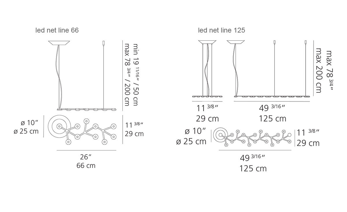 led net line suspension lamp