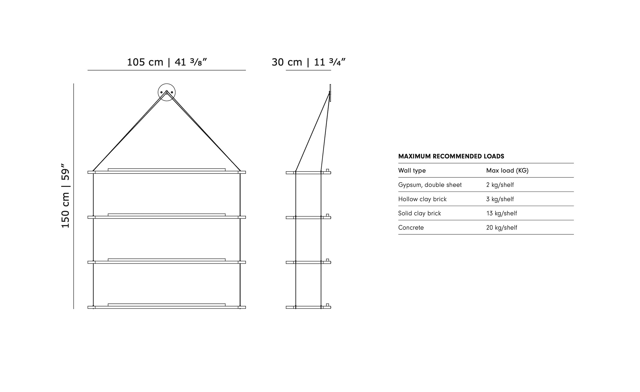 Libreria Pensile Shelving