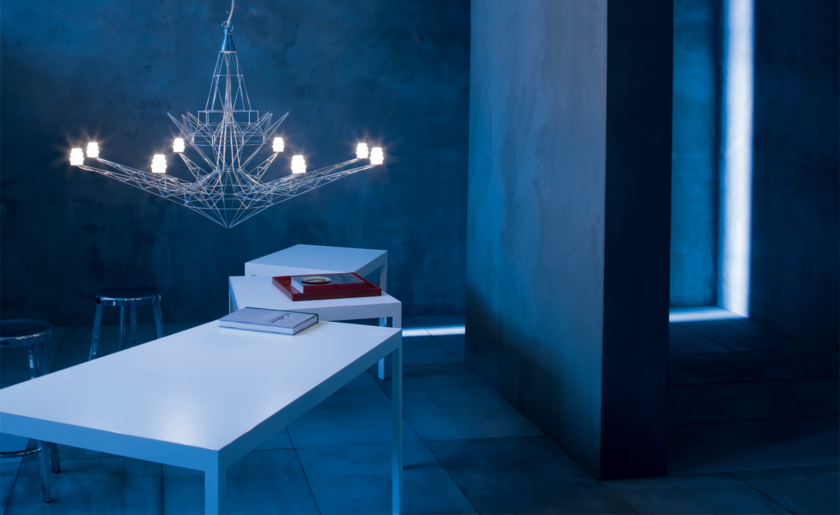 lightweight suspension lamp