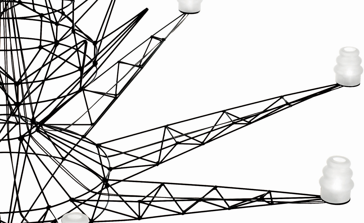 lightweight suspension lamp