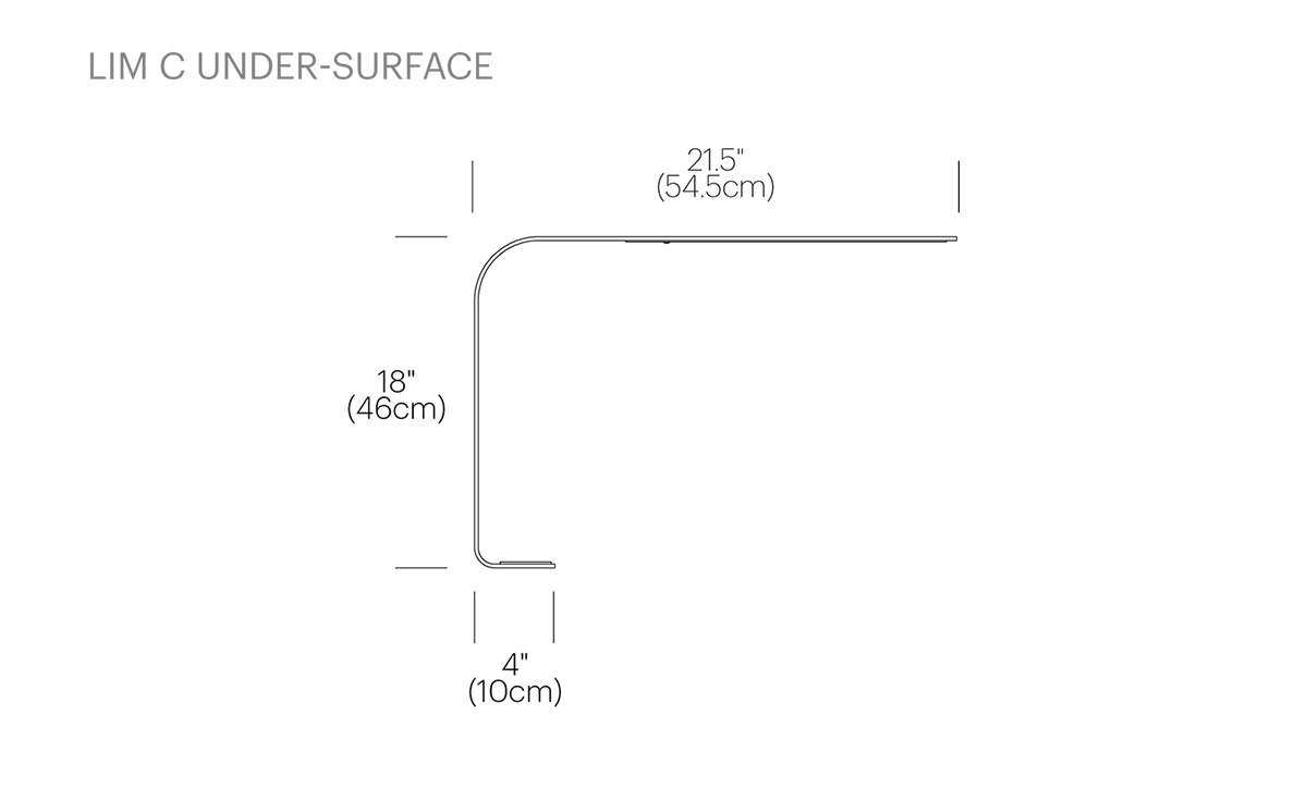 lim c under surface led lamp