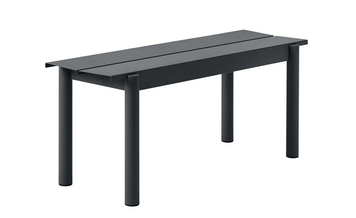 linear steel bench
