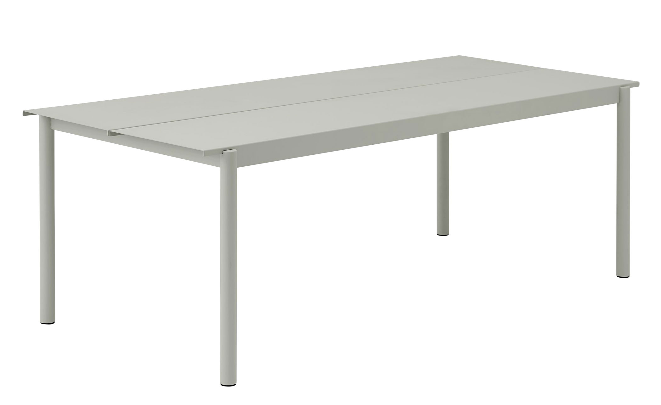 linear steel table