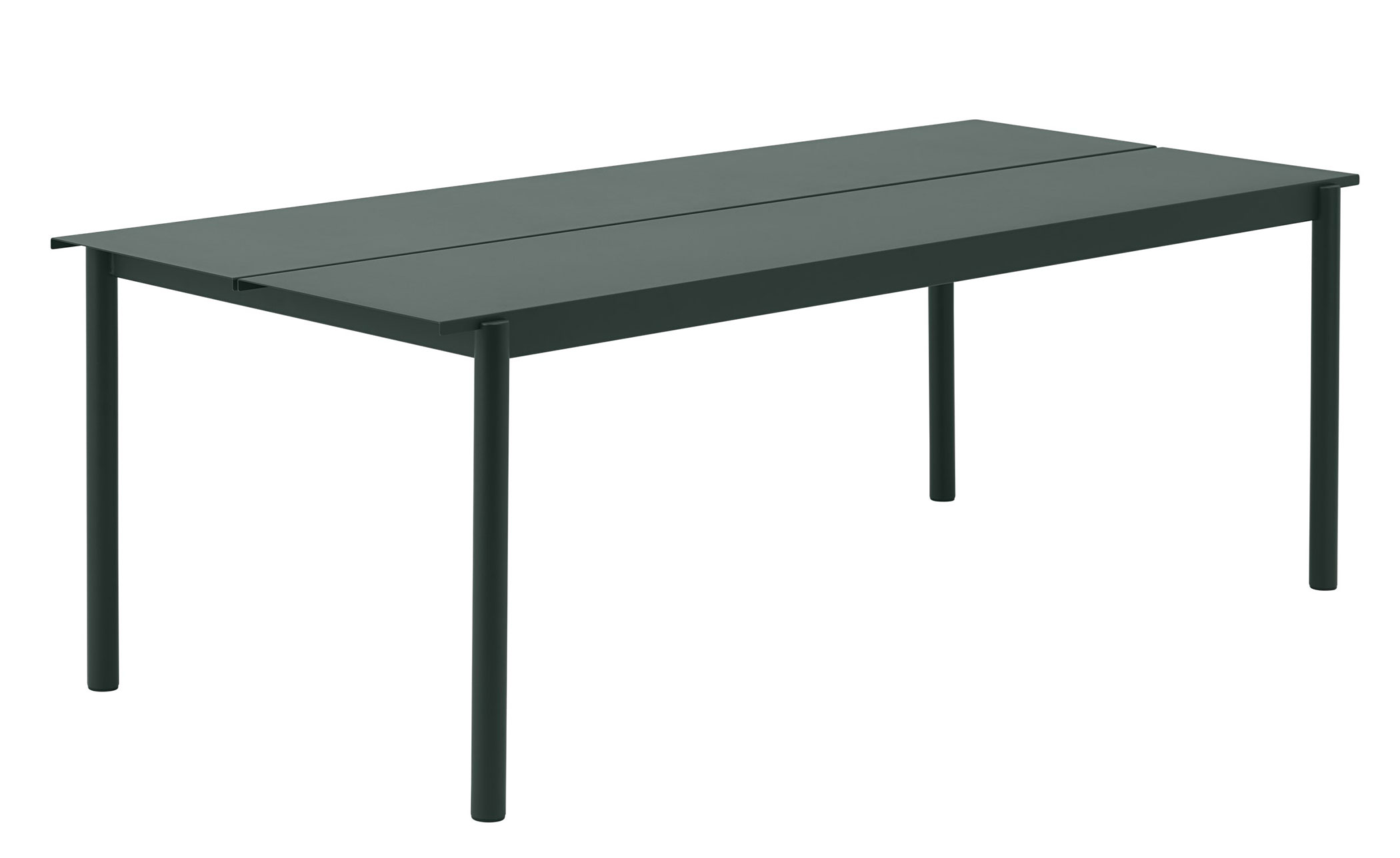 linear steel table