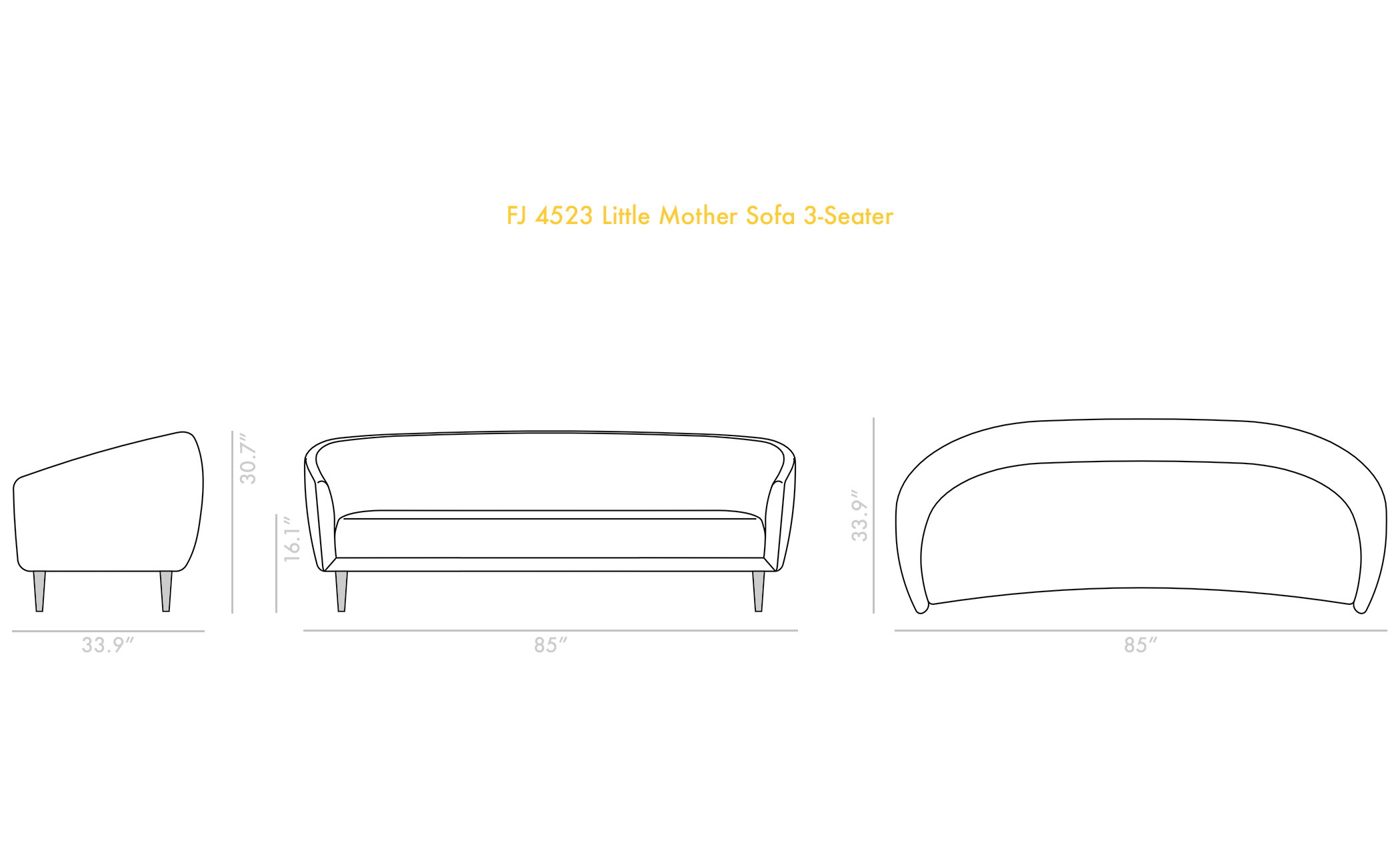 Little Mother Sofa 3 Seater